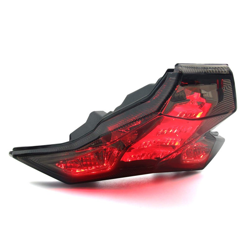 MFC PRO LED Tail Light Integrated Brake Stop Turn Signal Light For KAWASAKI 2019-2023 ZX-6R(636)/2014-2024 Z1000 ZX-10R ZX-10RR (Smoked Lens) - Image 1